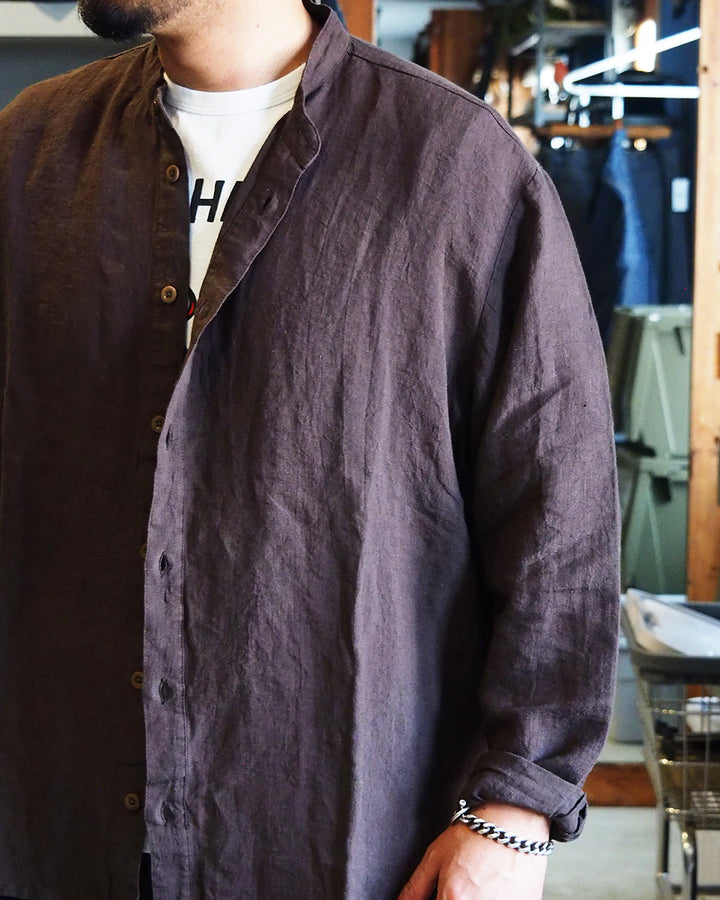 Nasngwam ナスングワム LIBERAL SHIRTS Charcoal