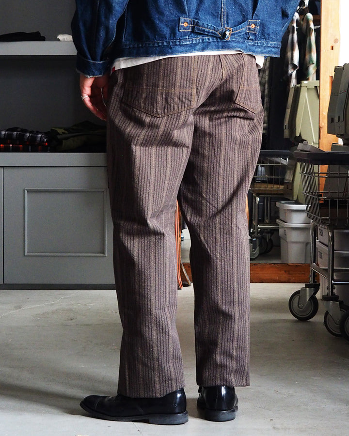 COLIMBO ZB-0210 コリンボ Carbondale Trousers "Heather Stripe" Brown