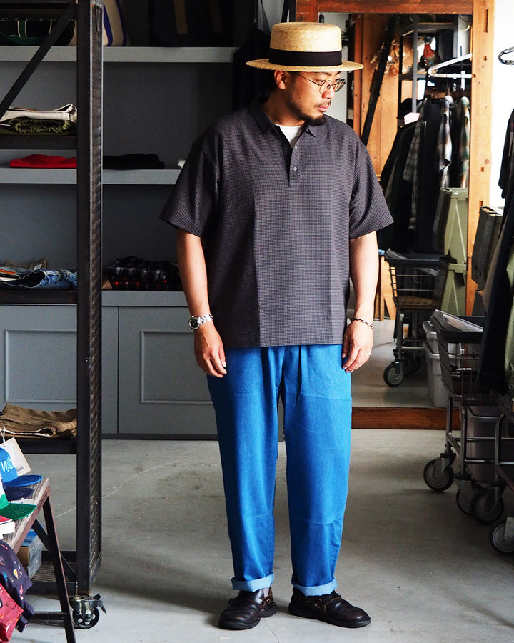 RIDGE MOUNTAIN GEAR リッジマウンテンギア Comfy Pullover Short Sleeve Shirt Charcoal Slate