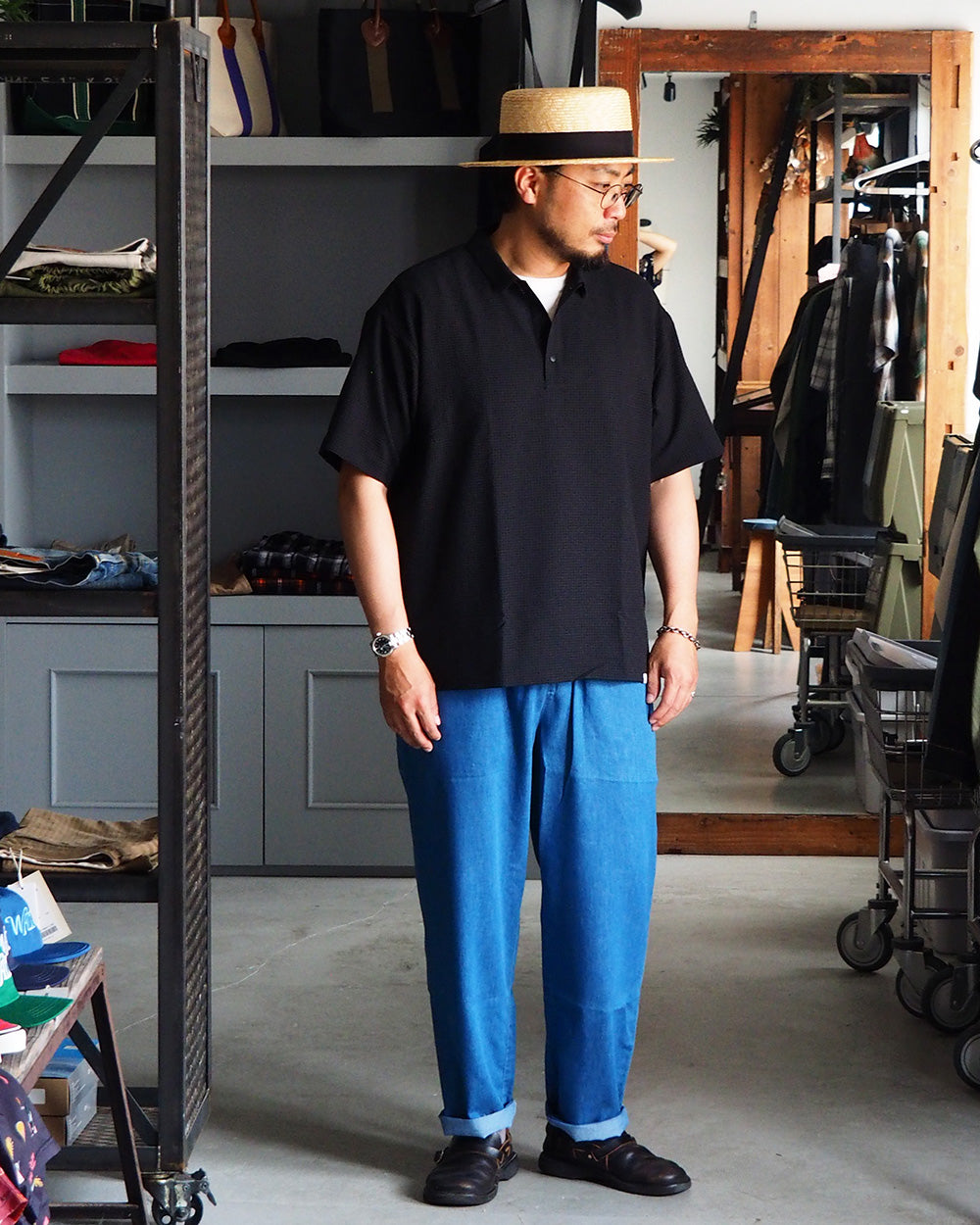 RIDGE MOUNTAIN GEAR リッジマウンテンギア Comfy Pullover Short Sleeve Shirt Trail Shadow