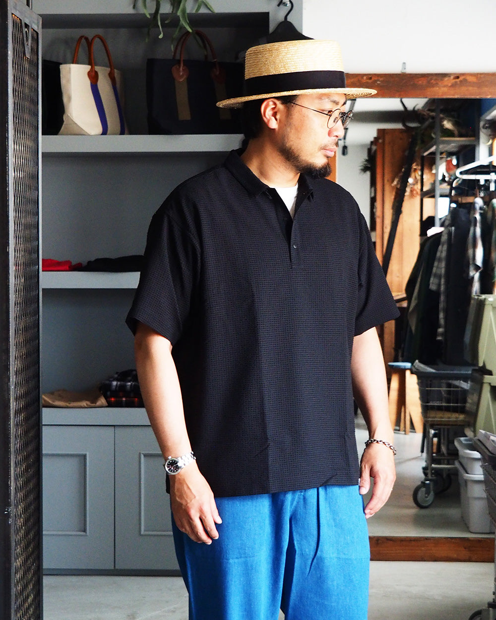 RIDGE MOUNTAIN GEAR リッジマウンテンギア Comfy Pullover Short Sleeve Shirt Trail Shadow