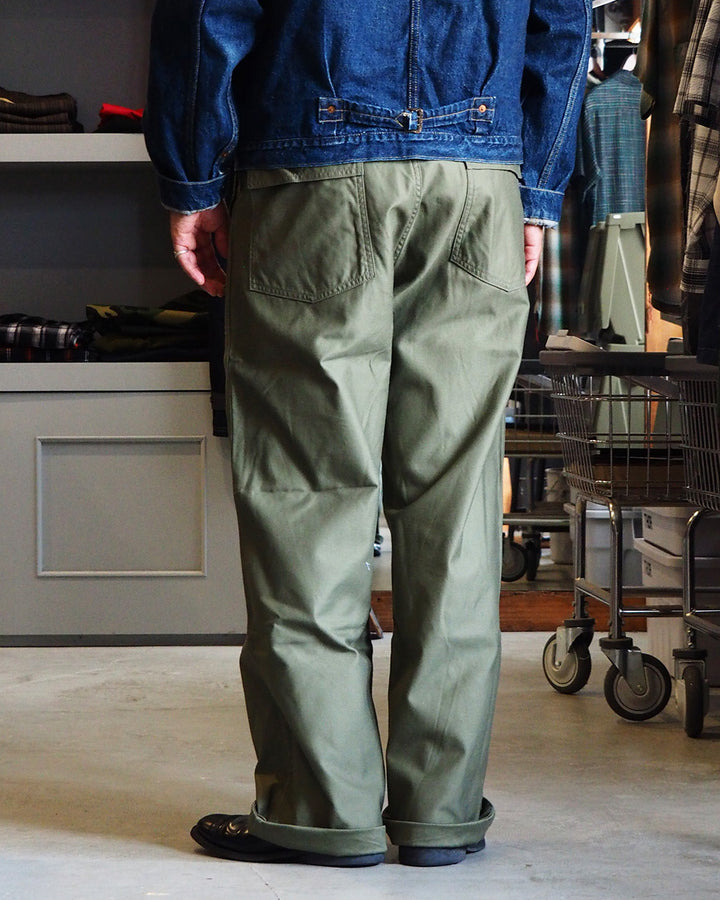 FOB factory エフオービーファクトリー F0540 BAKER PANTS TYPE2 Olive