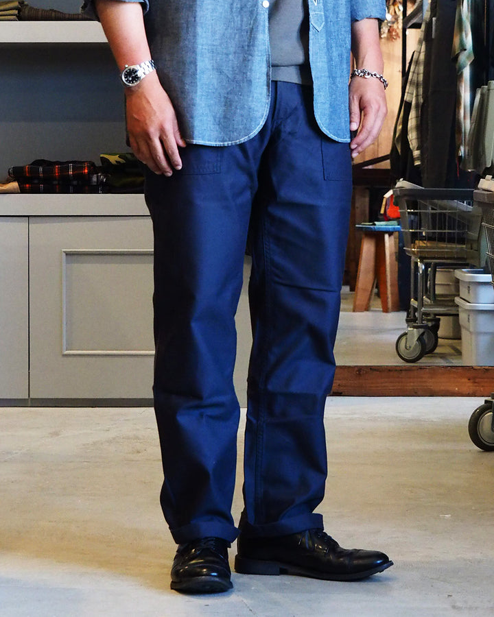 FOB factory エフオービーファクトリー F0431 BAKER PANTS Navy