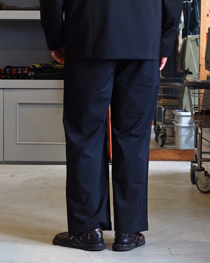 LAMOND ラモンド TWILL TWIST PANTS Black