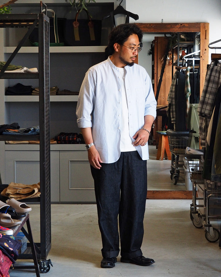 BRENA ブレナ COQ PANTS 10.5oz ORGANIC DENIM Black