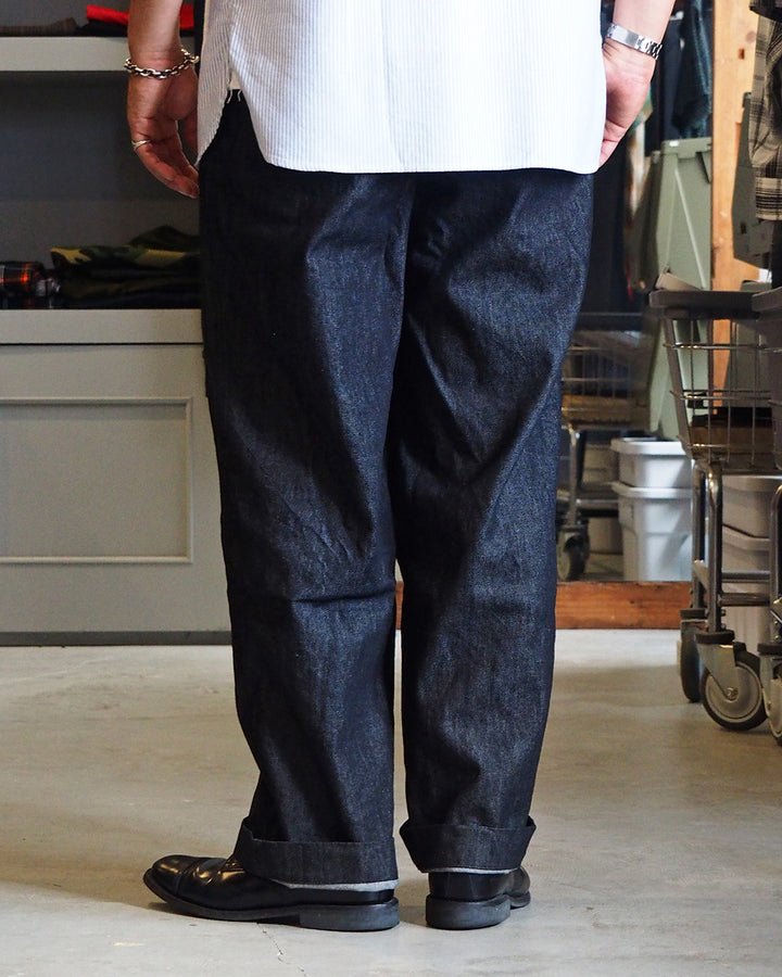 BRENA ブレナ COQ PANTS 10.5oz ORGANIC DENIM Black