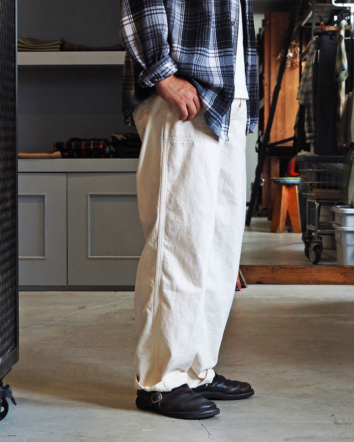 Mr.OLDMAN ミスターオールドマン OLDMAN DENIM FATIGUE PANTS Natural