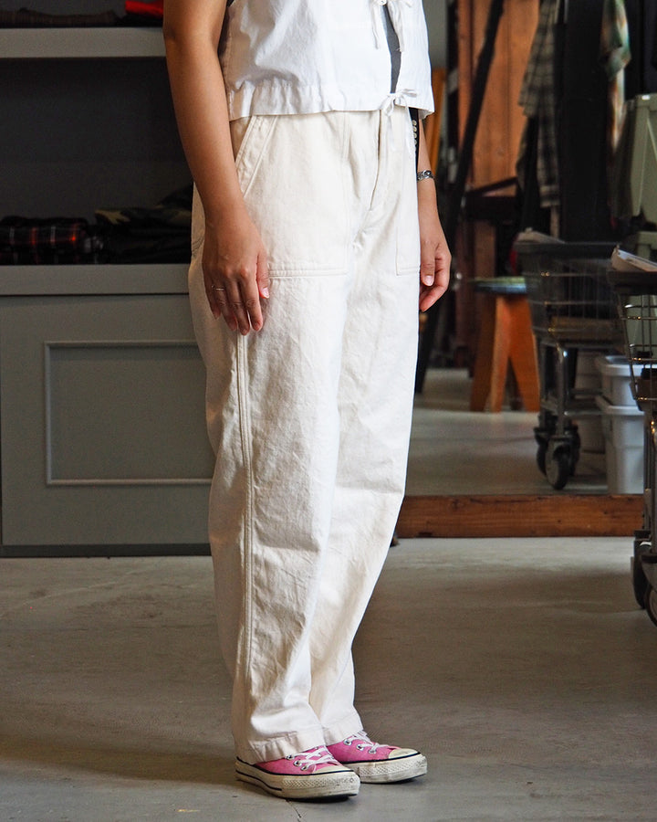 Mr.OLDMAN ミスターオールドマン OLDMAN DENIM FATIGUE PANTS Natural