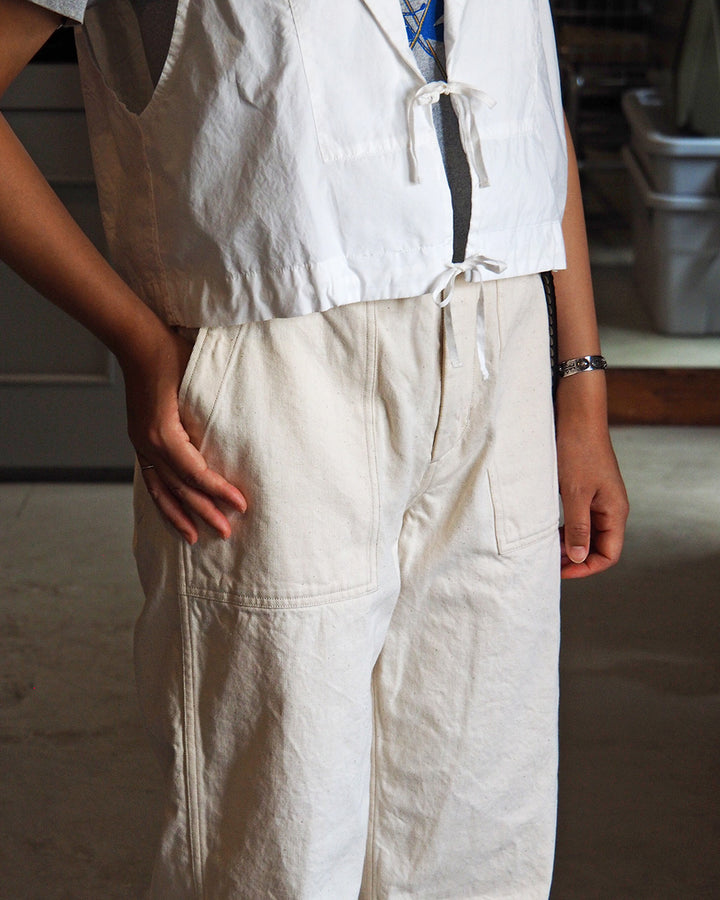 Mr.OLDMAN ミスターオールドマン OLDMAN DENIM FATIGUE PANTS Natural