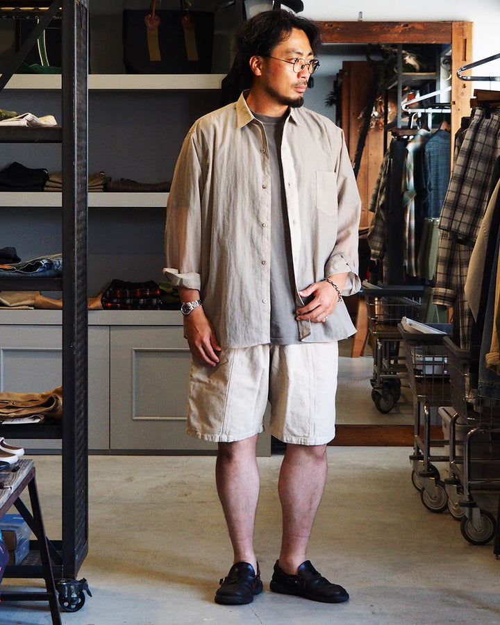 THOUSAND MILE サウザンドマイル All Cotton Summer Shorts Khaki