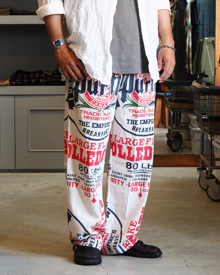 JUNK VINTAGE ジャンクヴィンテージ FLOWER SACK PANTS