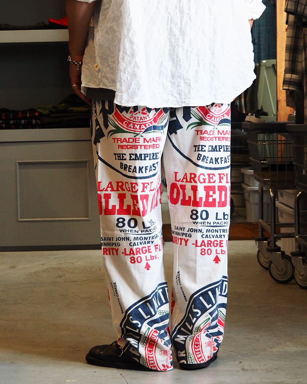 JUNK VINTAGE ジャンクヴィンテージ FLOWER SACK PANTS