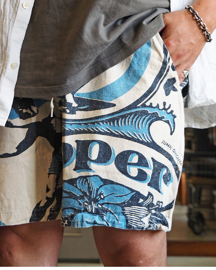 JUNK VINTAGE ジャンクヴィンテージ FLOWER SACK SHORTS