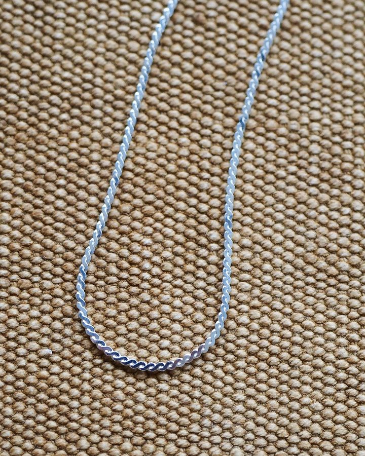 Vintage England Silver Jewelry Chain Bracelet 01