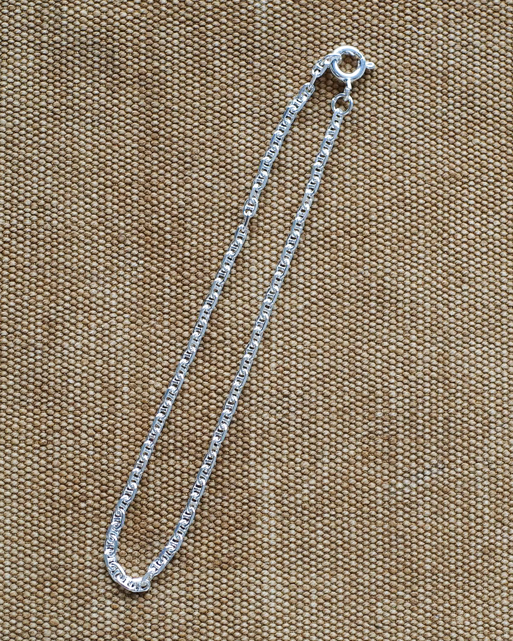 Vintage England Silver Jewelry Chain Bracelet 06