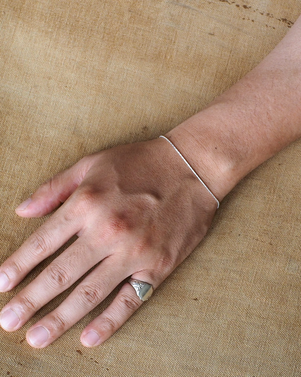 Vintage England Silver Jewelry Chain Bracelet 02