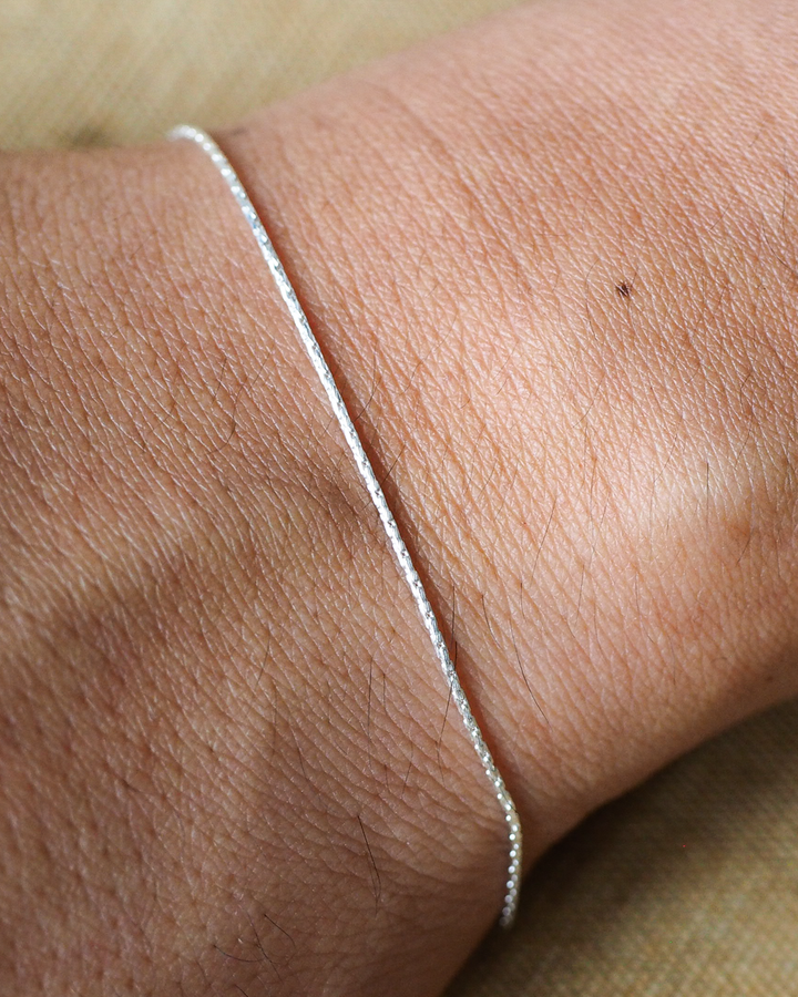 Vintage England Silver Jewelry Chain Bracelet 02