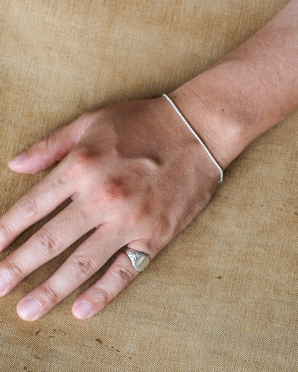 Vintage England Silver Jewelry Chain Bracelet 04
