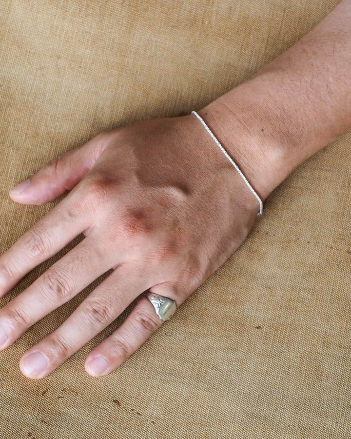 Vintage England Silver Jewelry Chain Bracelet 04