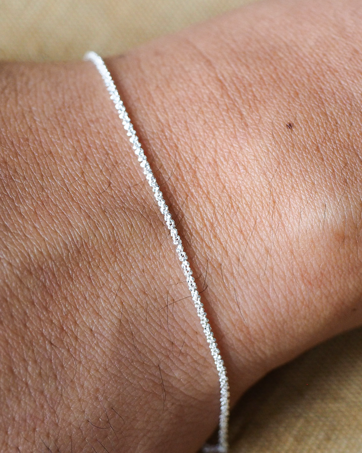 Vintage England Silver Jewelry Chain Bracelet 04