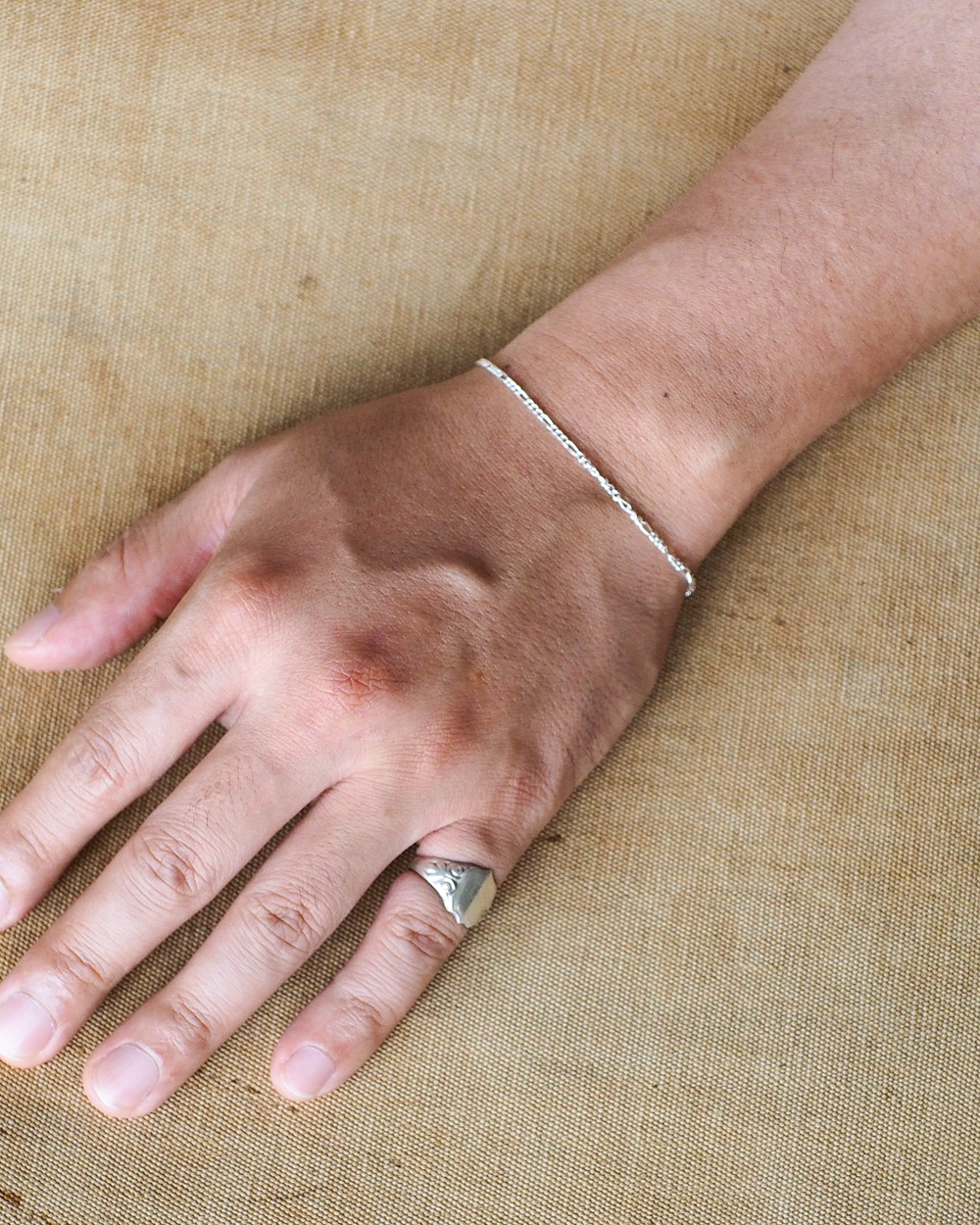 Vintage England Silver Jewelry Chain Bracelet 05