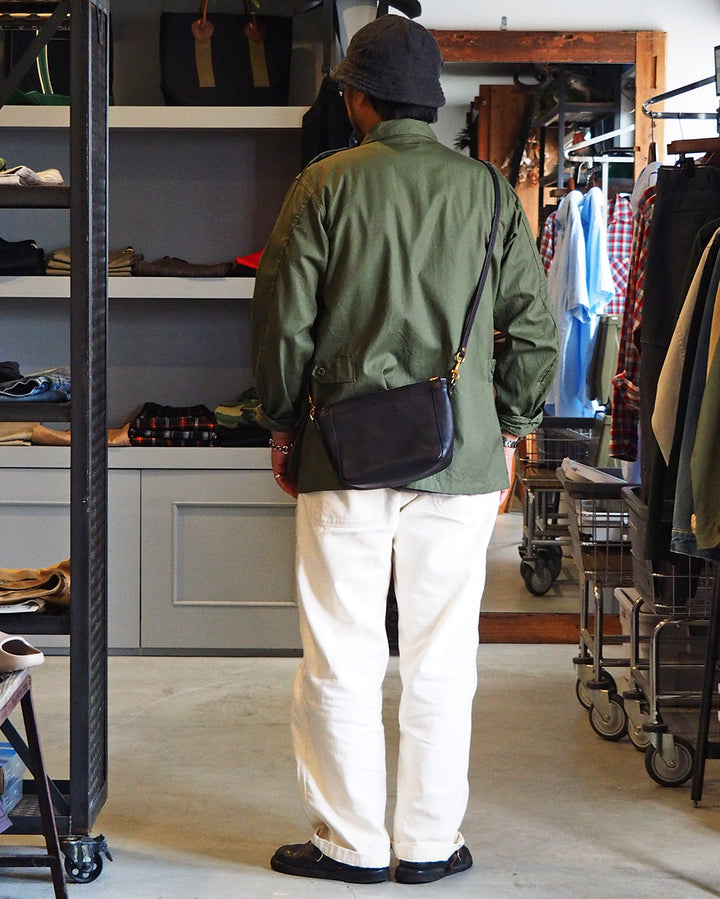 VASCO バスコ VS-313L LEATHER TELEPHONE SHOULDER BAG -SMALL Black