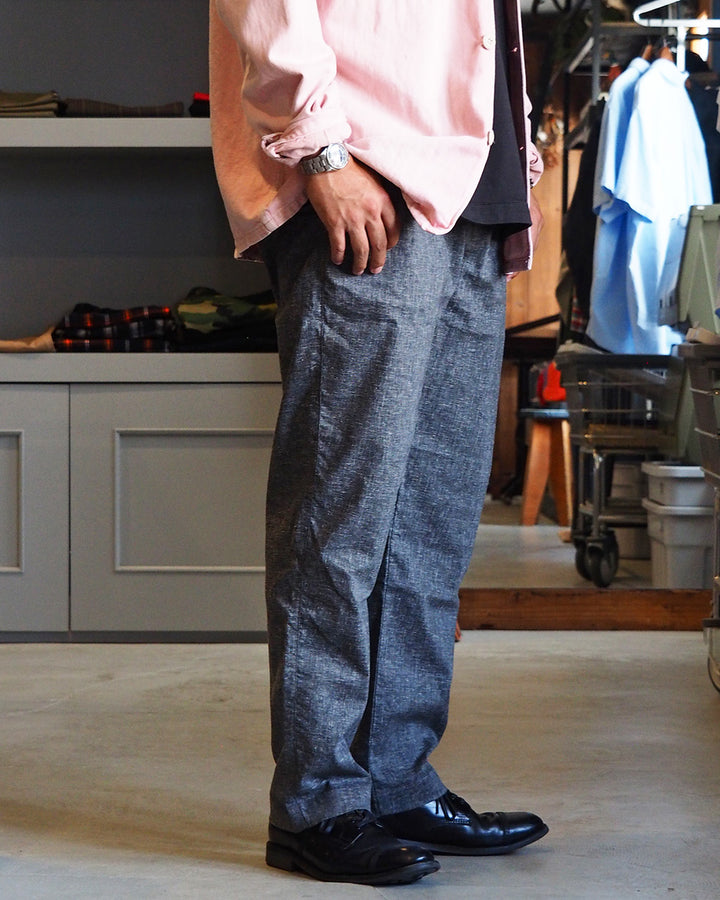 FOB factory エフオービーファクトリー F0488 easy pants Charcoal