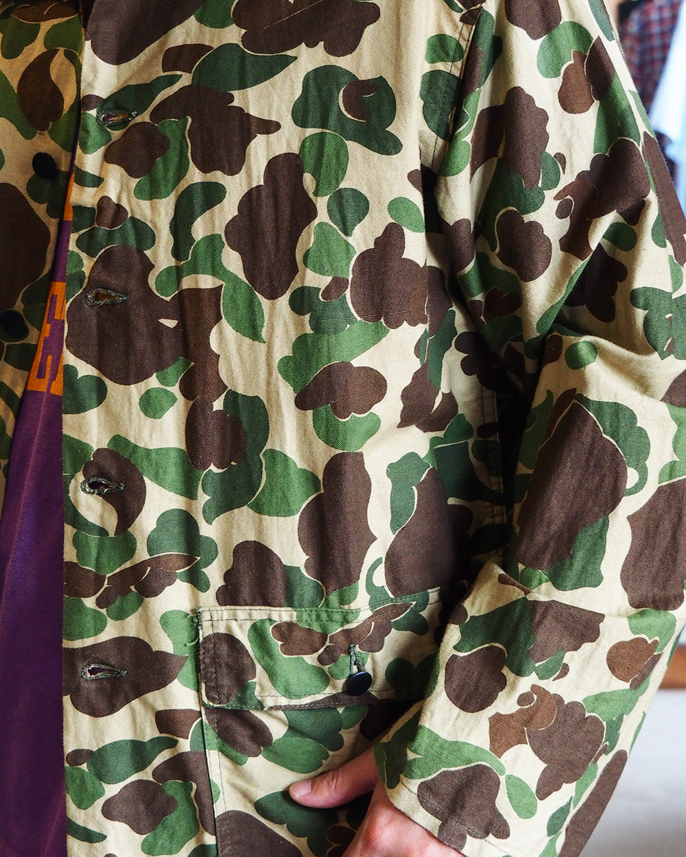 60s-70s Hunting Jacket Hunter Camo