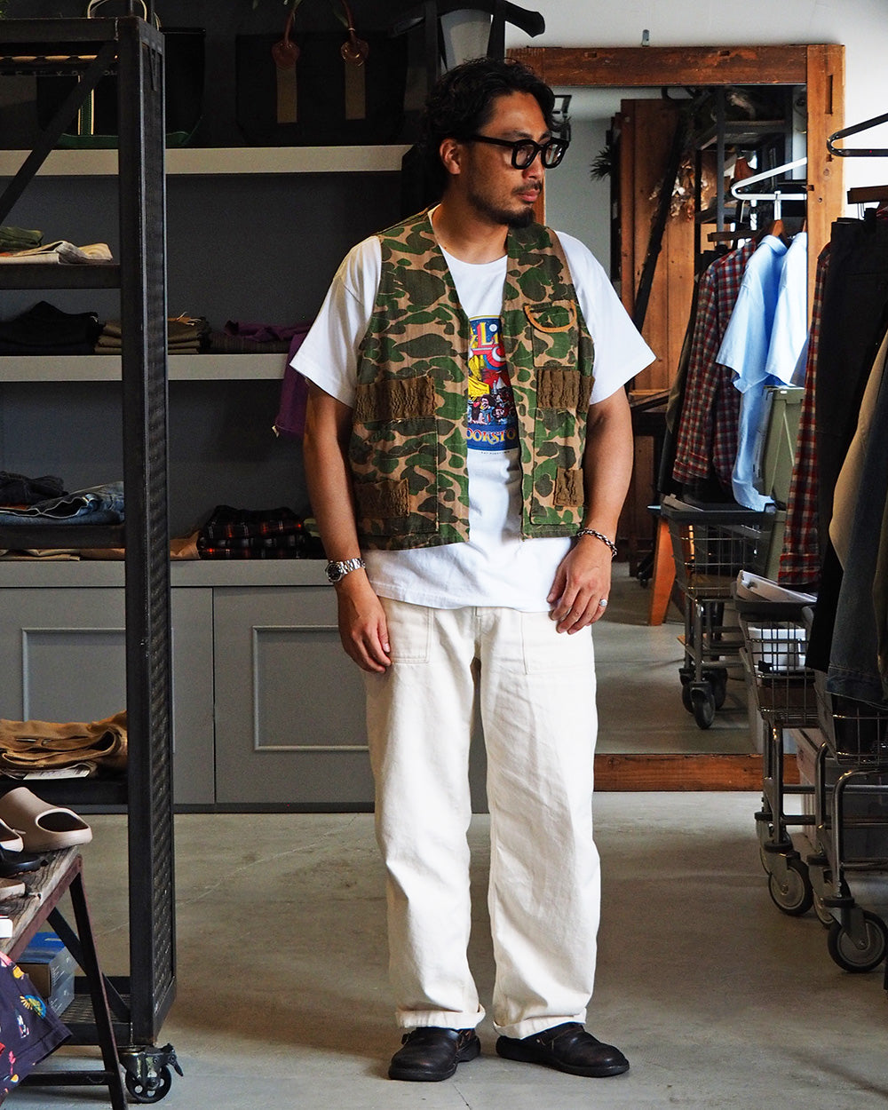 60s-70s Bullseye Bill Hunting Vest Hunter Camo