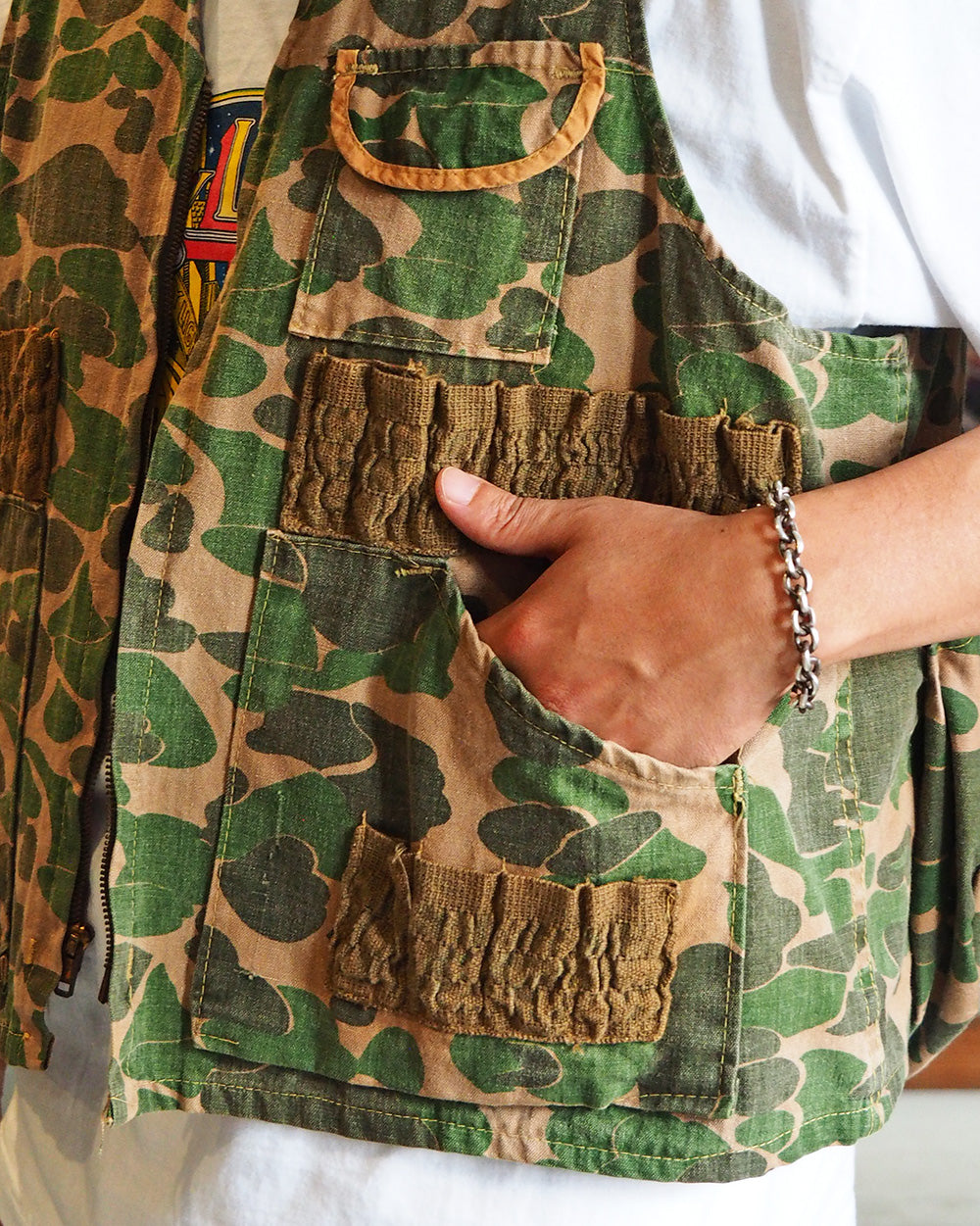 60s-70s Bullseye Bill Hunting Vest Hunter Camo