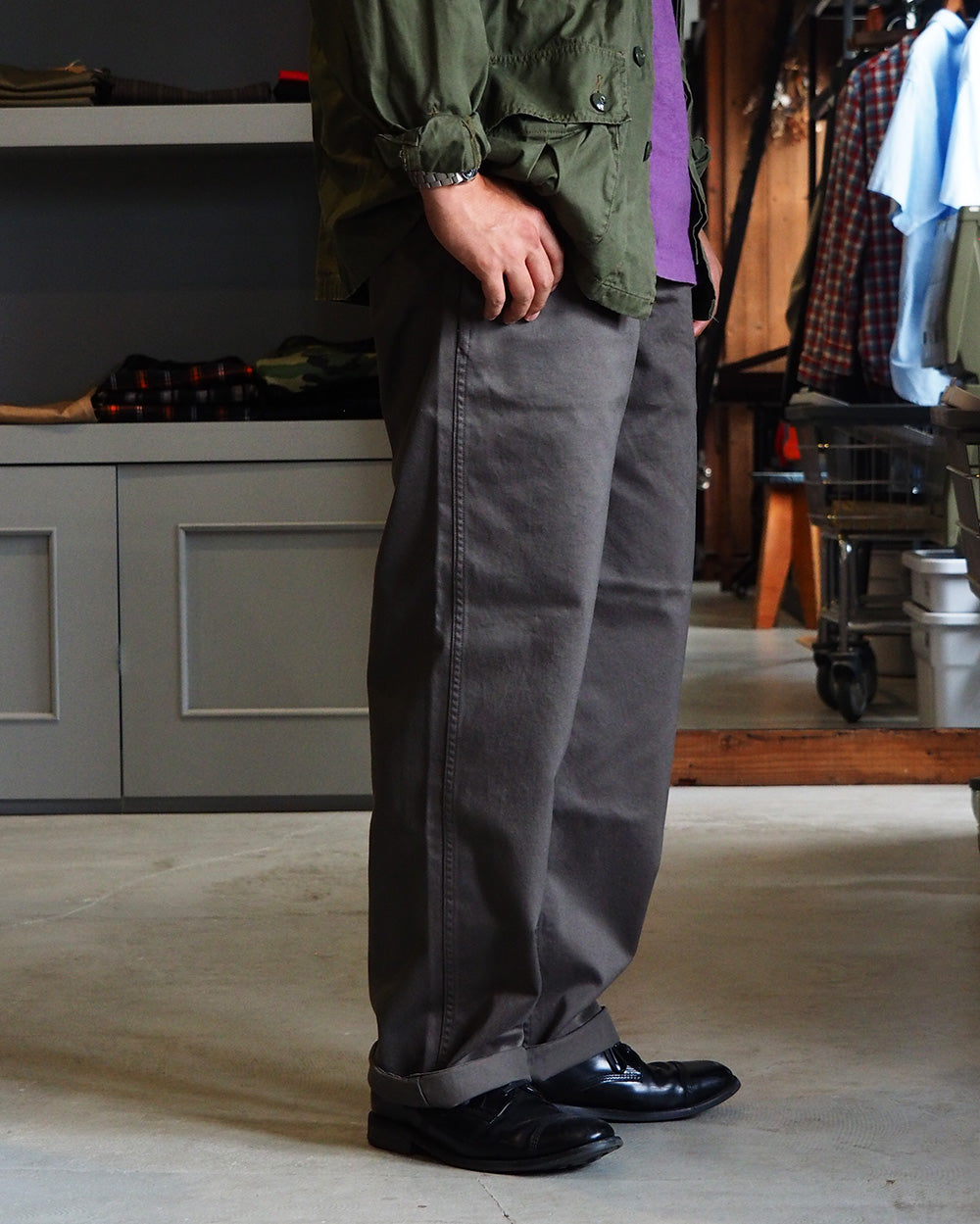 COLIMBO ZB-0204 コリンボ Overland Campaign Trousers Cement Gray