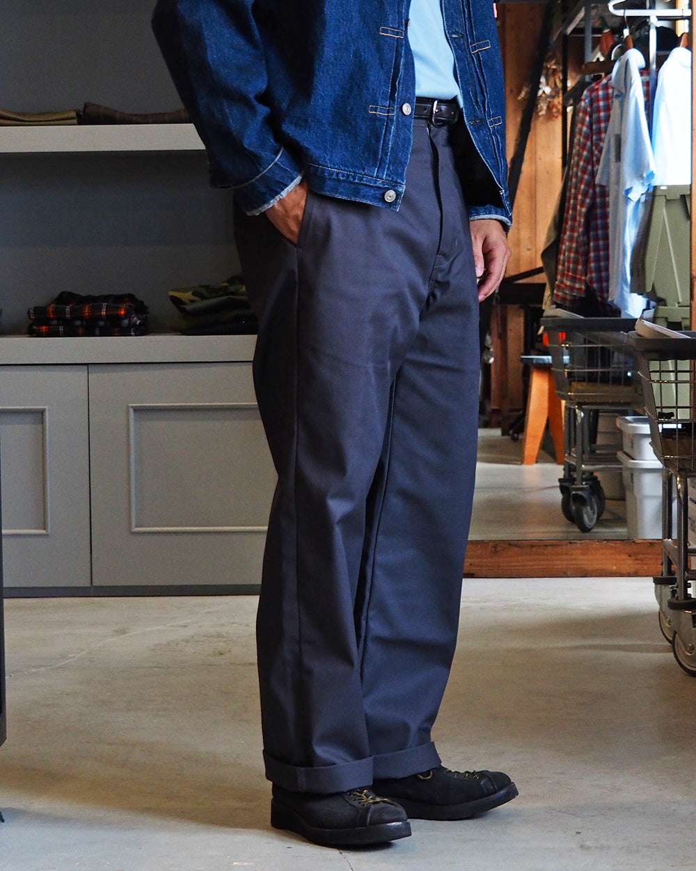 TUF-NUT タフナッツ TN42300 TUF-NUT T/C TWILL WORK TROUSERS Gray