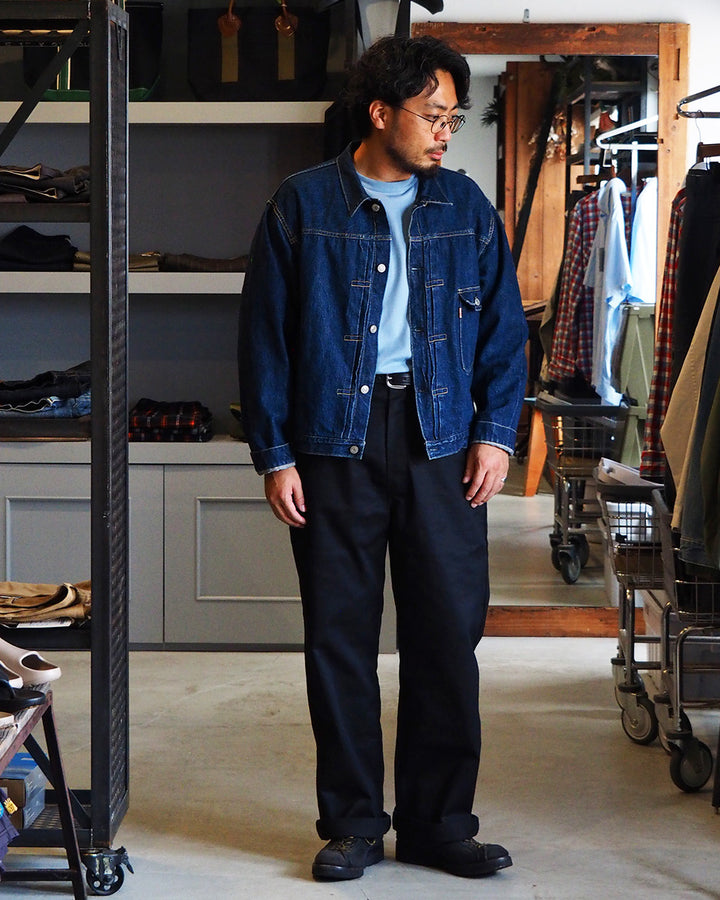 TUF-NUT タフナッツ TN42300 TUF-NUT T/C TWILL WORK TROUSERS Black