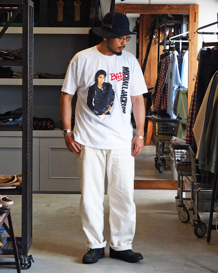 THRIFTY LOOK スリフティルック "Michael Jackson" TEE White