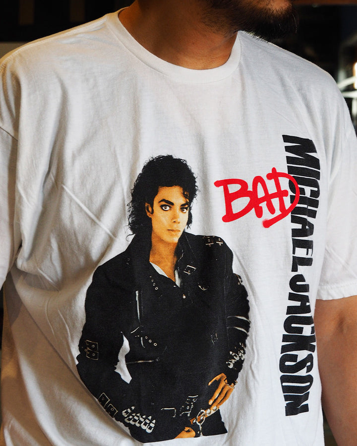 THRIFTY LOOK スリフティルック "Michael Jackson" TEE White