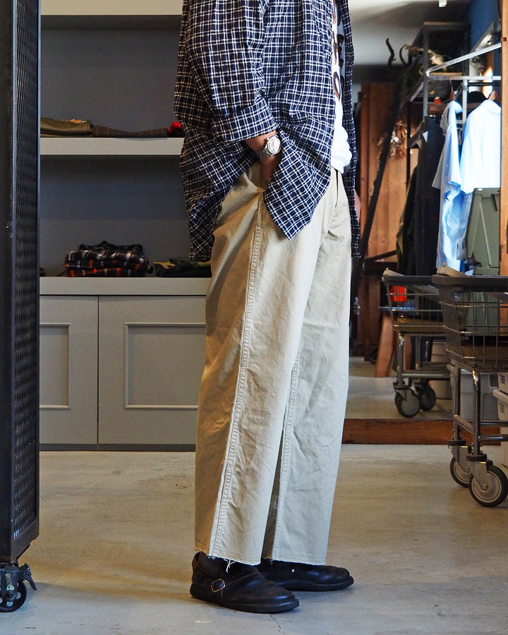 MASTER&amp;CO マスターアンドコー MC729 CHINO CUT OFF PANTS Beige