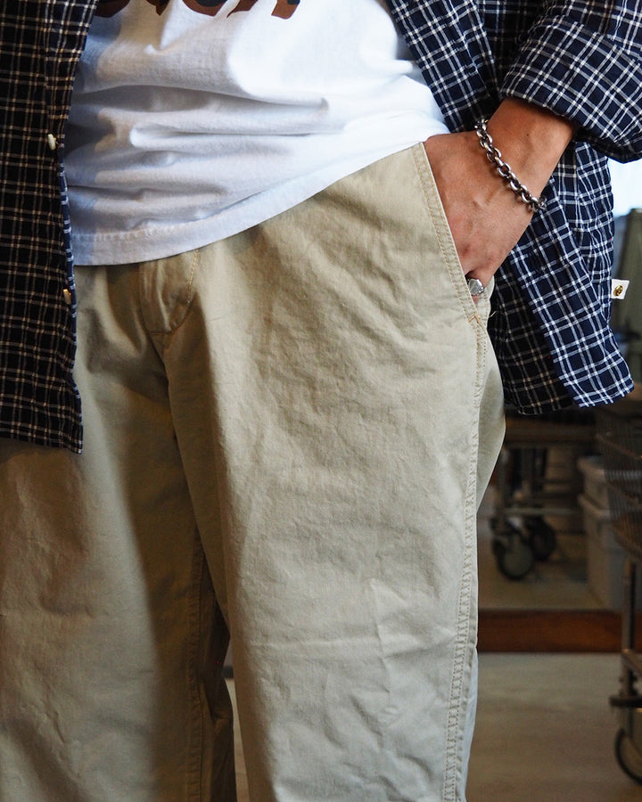 MASTER&amp;CO マスターアンドコー MC729 CHINO CUT OFF PANTS Beige