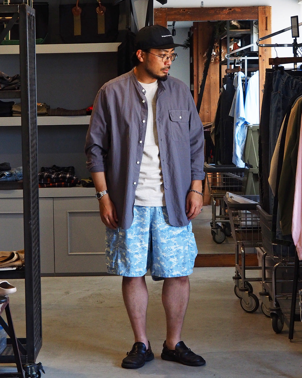 IMPRESTORE インプレストア Randy Shorts "indigo degicamo"