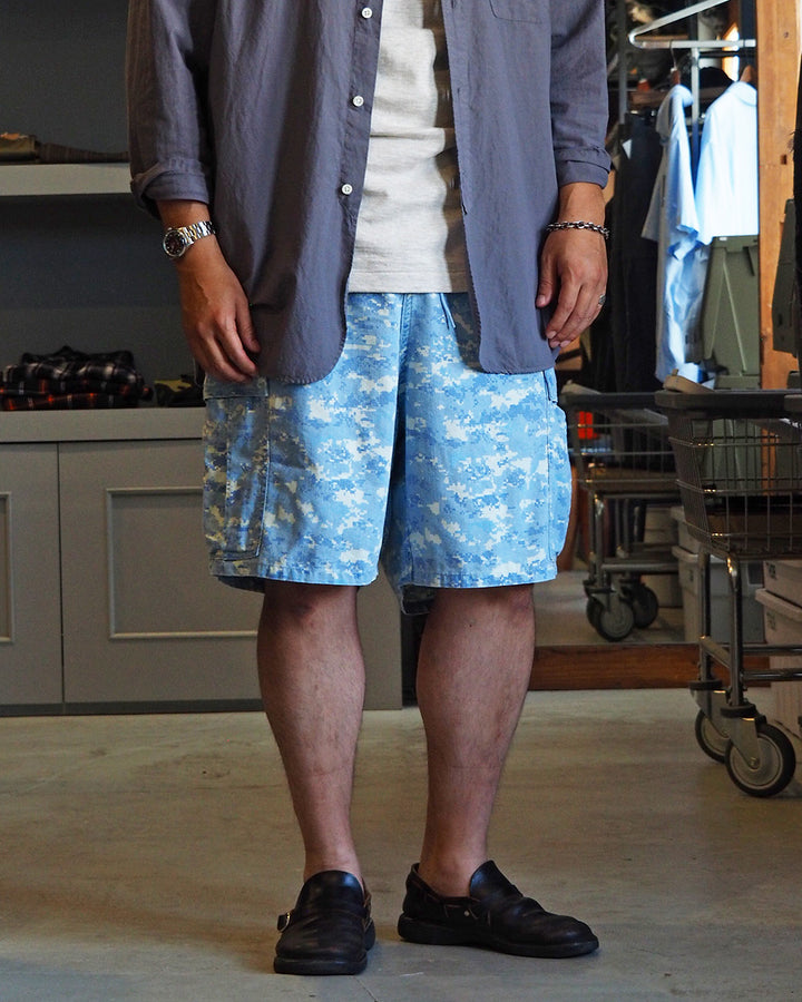 IMPRESTORE インプレストア Randy Shorts "indigo degicamo"