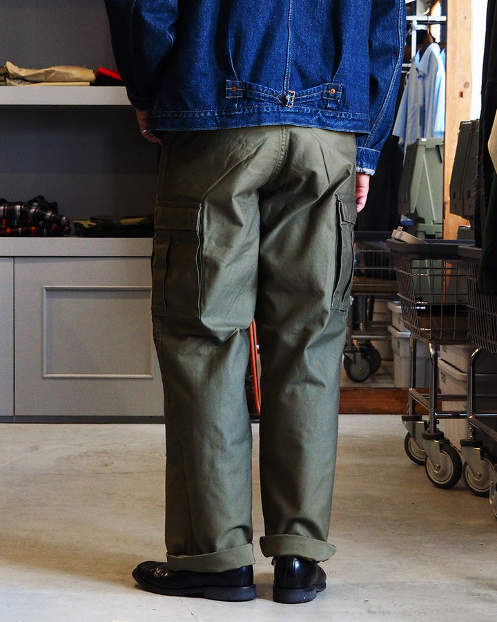 WORKERS ワーカーズ M-65 Trousers Mod, OD Reversed Sateen