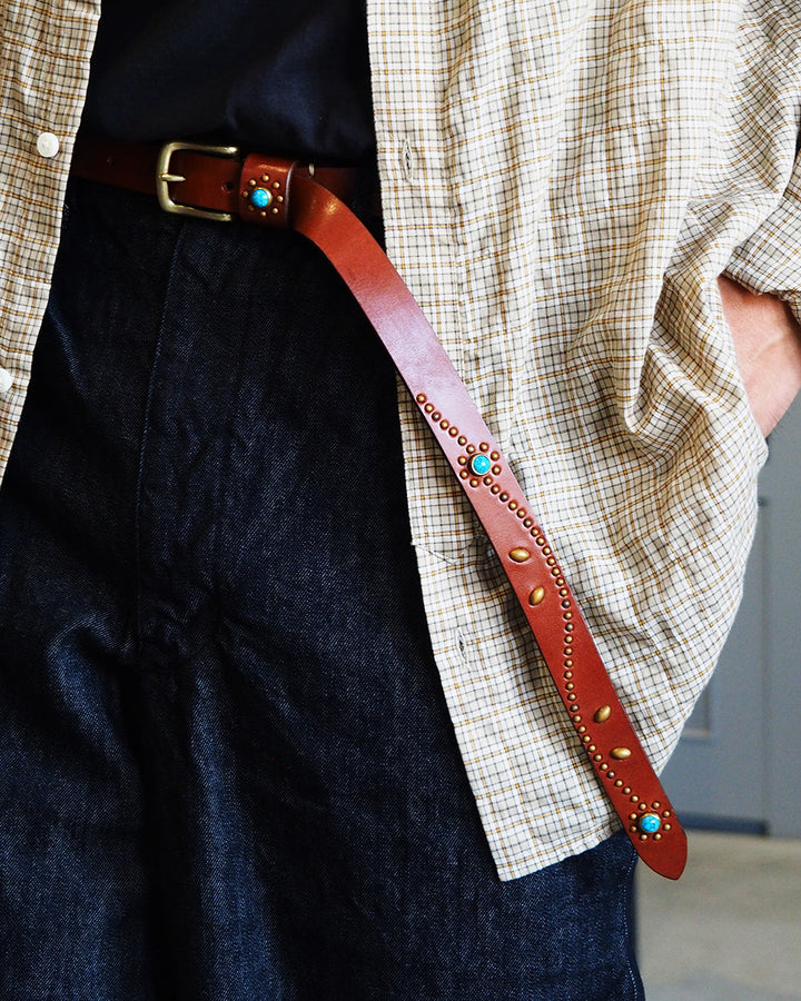 Nasngwam ナスングワム Studs Belt