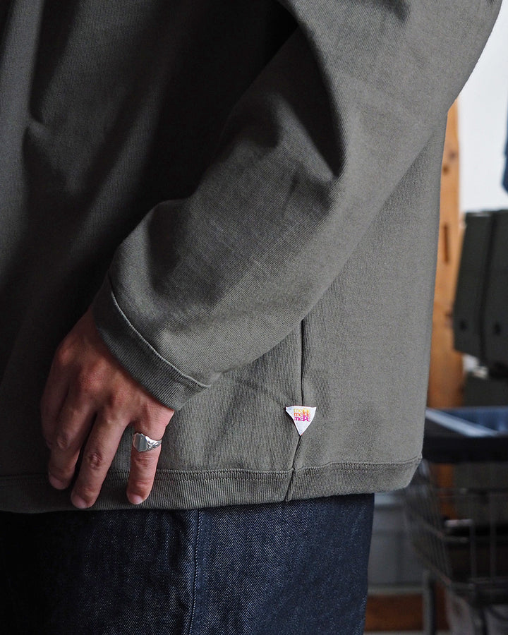 melple メイプル The American Ringer Tee, Khaki