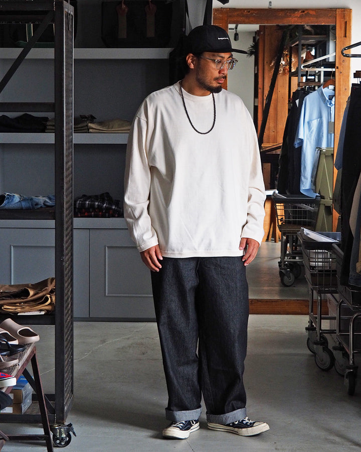 melple メイプル The American Ringer Tee, Natural
