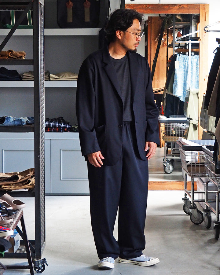 holk ホーク 035 wool l/s tee charcoal