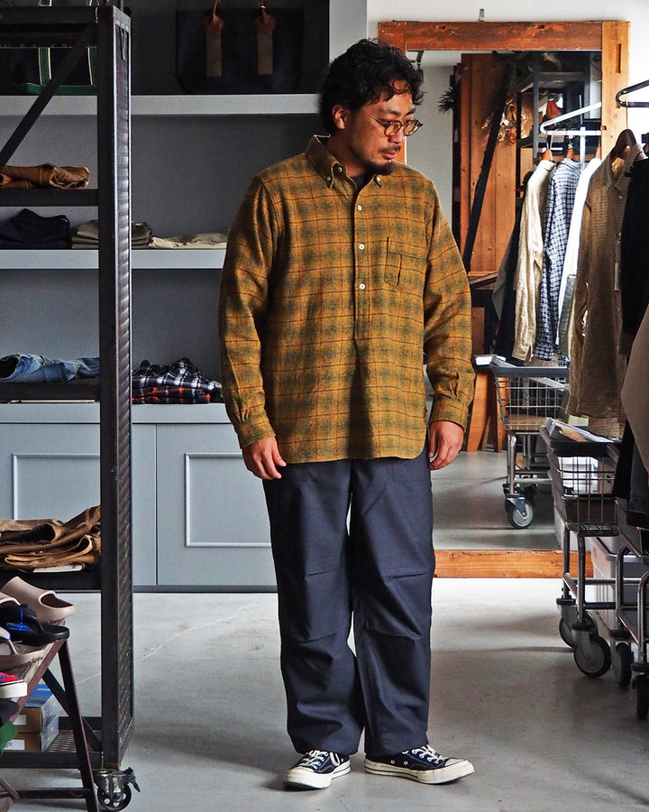 CORONA コロナ CS005 W.C.W SHIRT PULLOVER / Khaki × Green