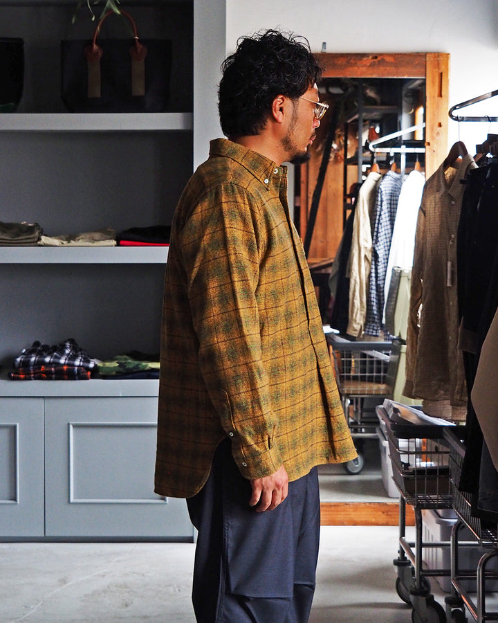 CORONA コロナ CS005 W.C.W SHIRT PULLOVER / Khaki × Green