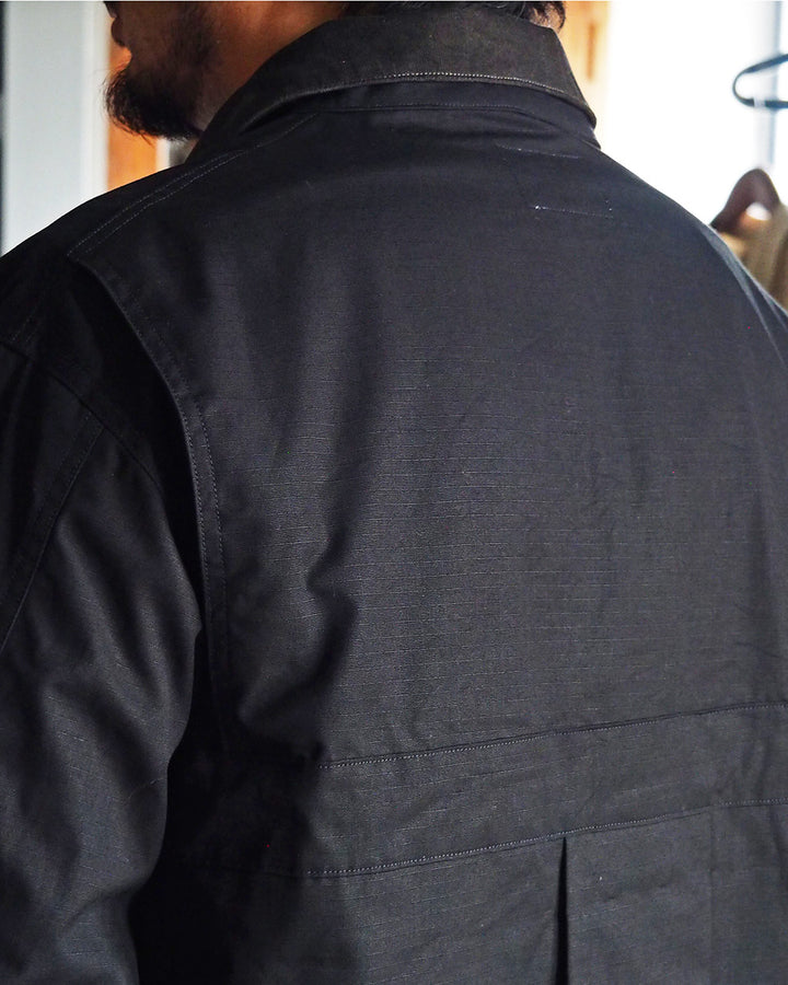 another 20th century アナザートゥエンティースセンチュリー River Runs Jacket - C/RIPSTOP Black