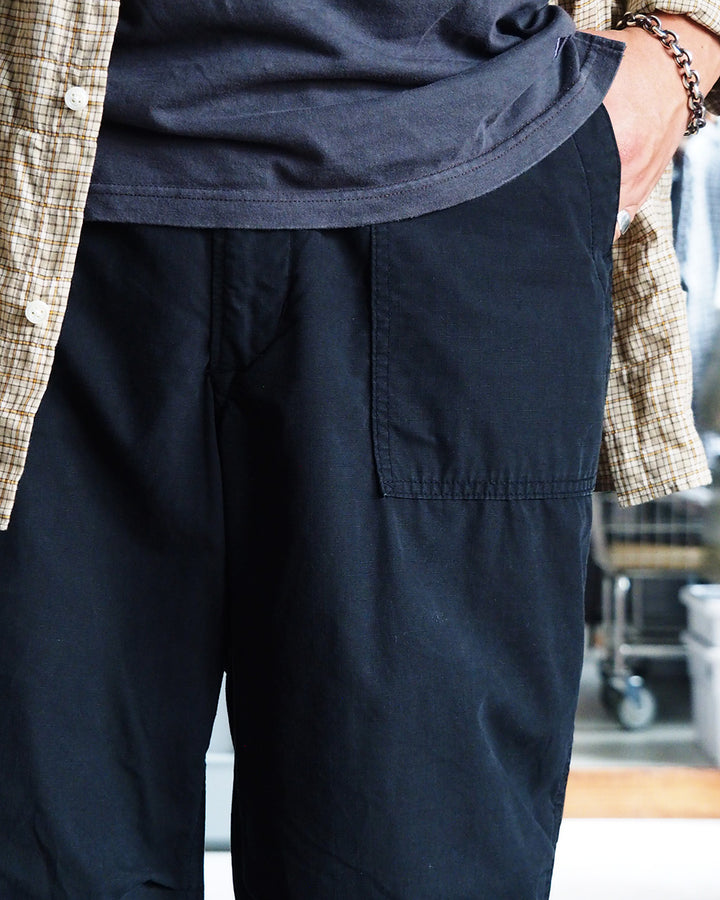 CORONA コロナ FATIGUE SLACKS FP005 AGGRESSOR SLACKS Cotton Ripstop Biowash Black