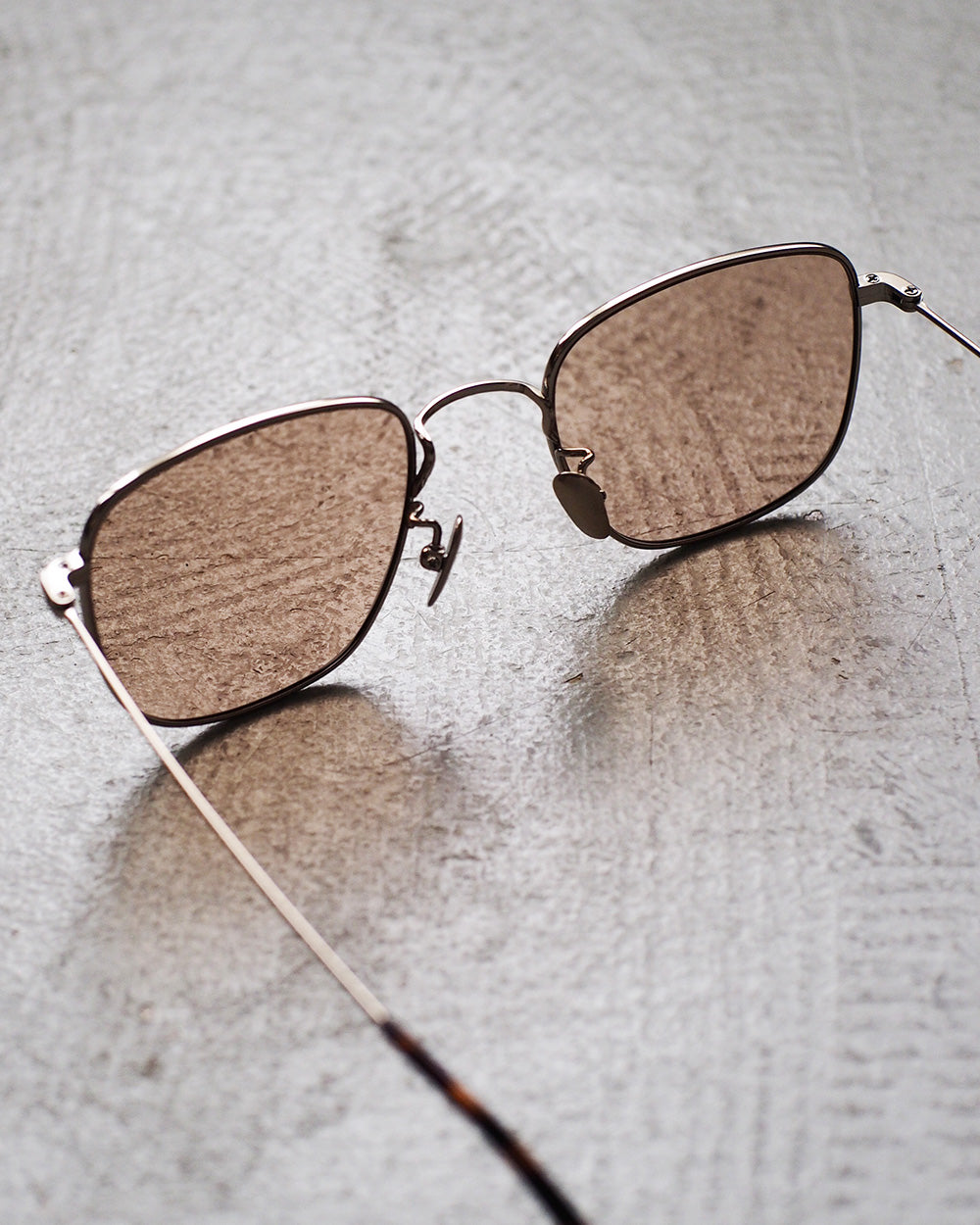 ovake オヴェイク OVK-14 C-2 white gold×Brown
