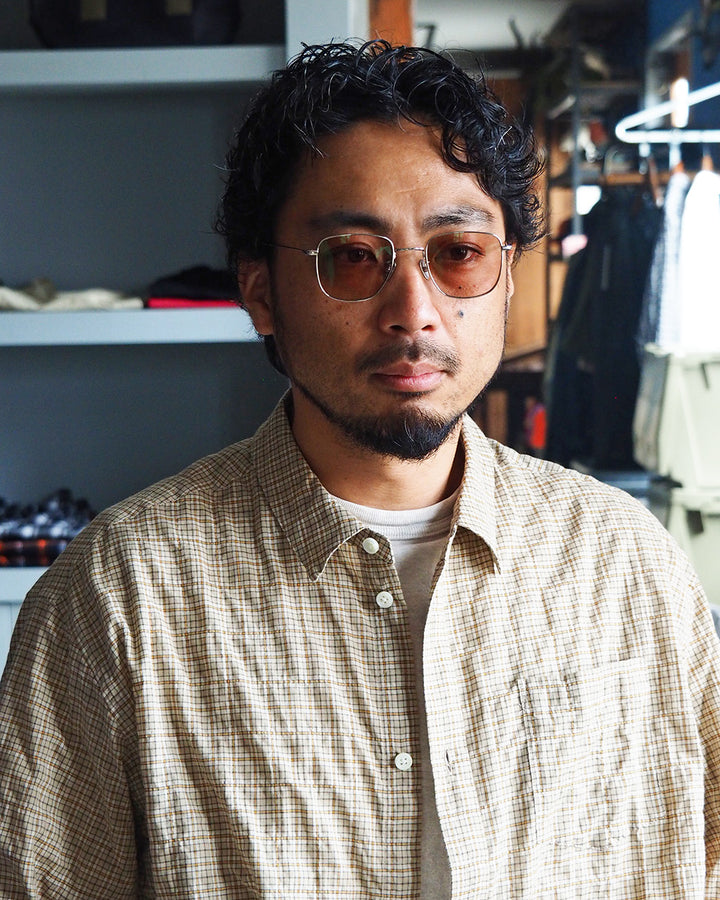 ovake オヴェイク OVK-14 C-2 white gold×Brown